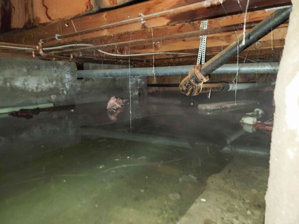 Crawlspace Water Restoration in Red Oak